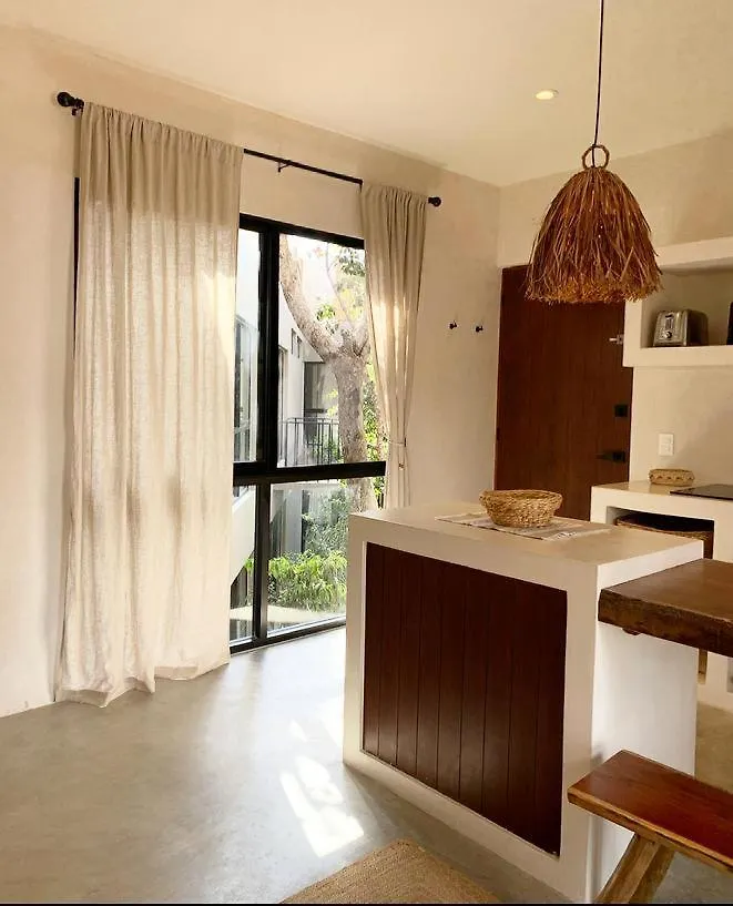 Vida Boho Apart 12 With Special Fee To Access Hotel Bardo تولوم المكسيك